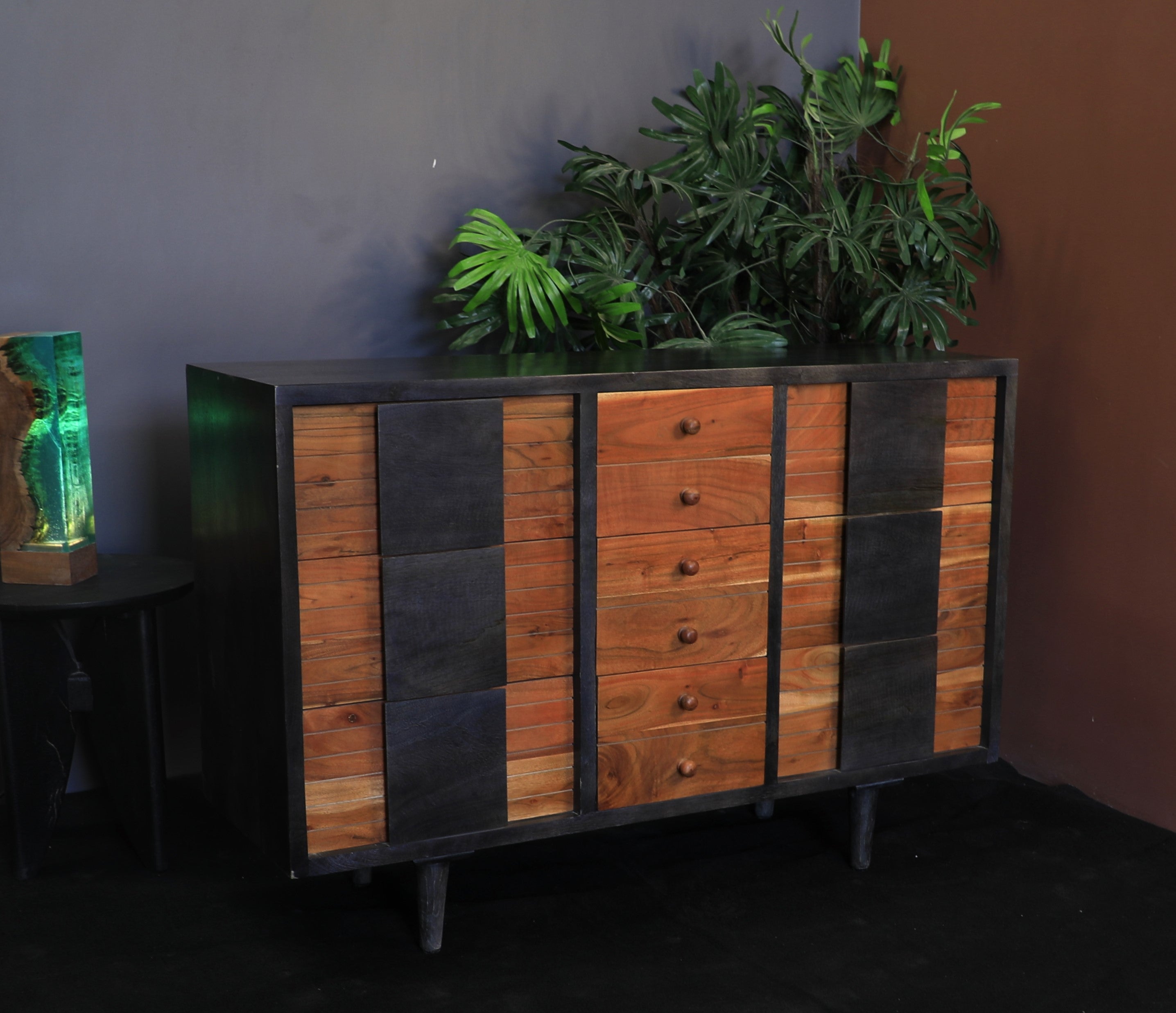 Artēmish 9 Drawers Side Board (Natural)