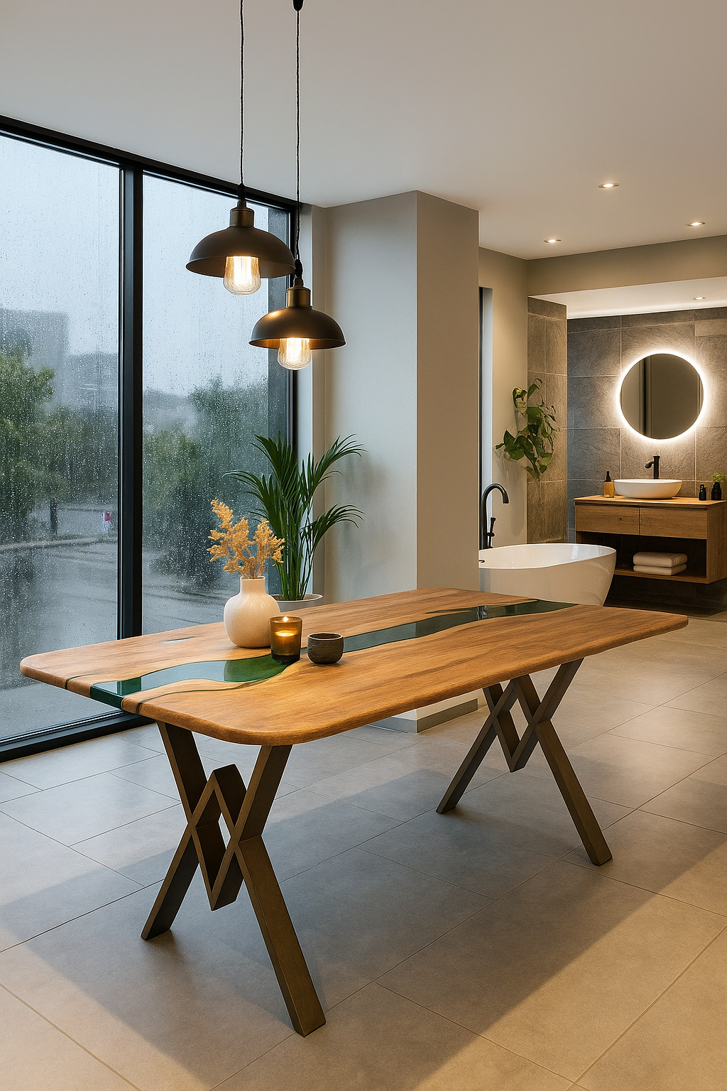 Rialto Curved Dining Table