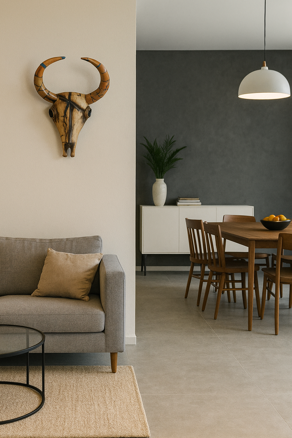 Artēmish Bull Trophy Head – Bold Wall Decor – Symbol of Strength – 31 x 23 x 21 cm