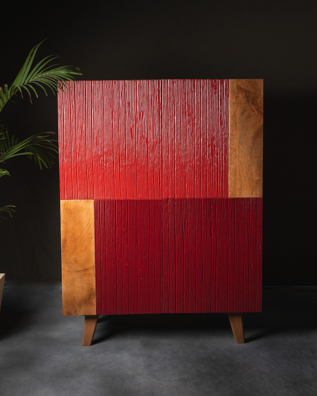 Artēmish Batten Cabinet – Industrial Chic – Functional Storage Solution – 88.9 x 40.64 x 119.38 cm