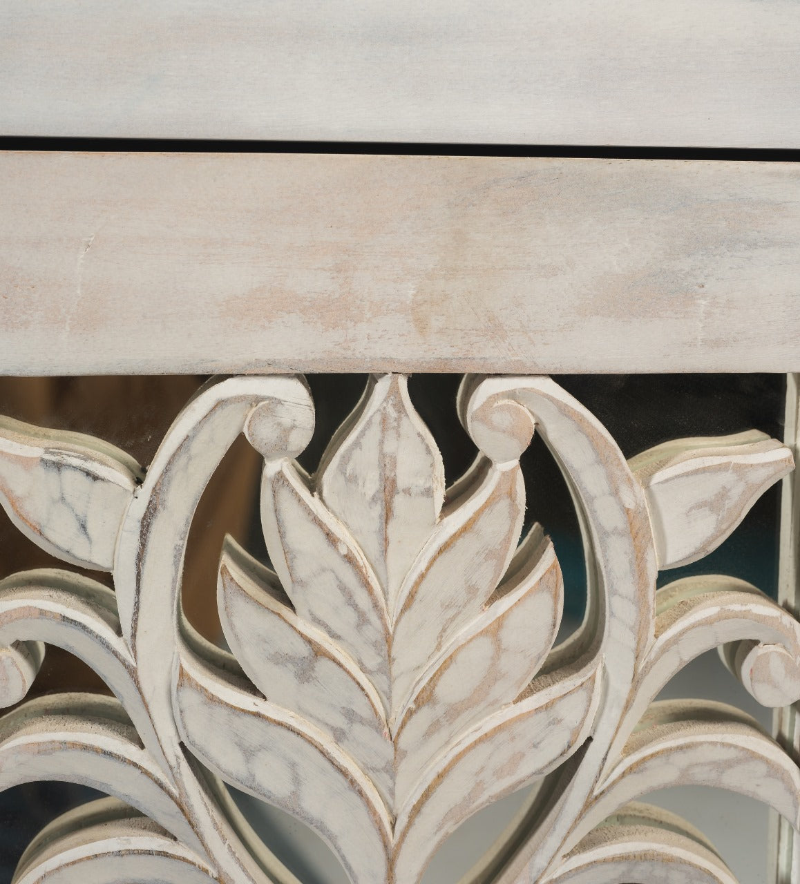 Corbett Side Board (White) – Tropical Elegance – Ample Storage Solution – 47 x 16 x 39 cm