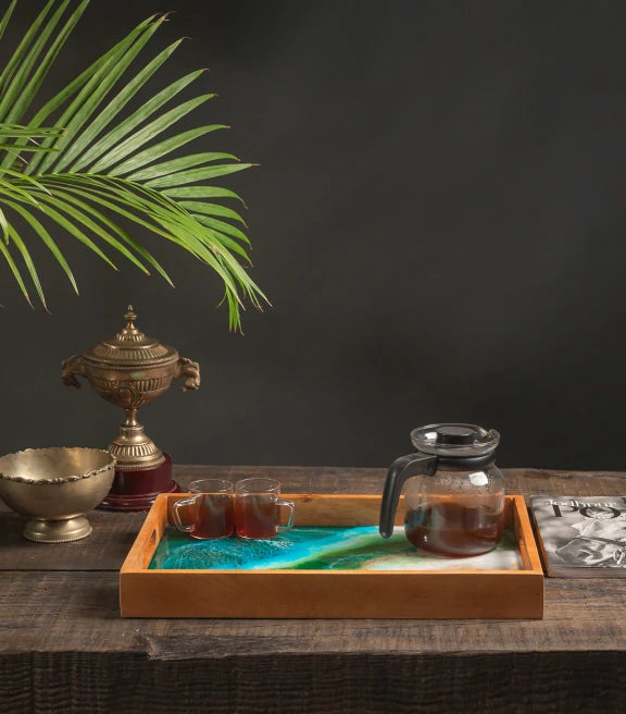 Artēmish Beach Tray Set – Stylish Functionality – Nature-Inspired – 18 x 12 cm