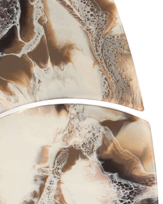 Artēmish Cappuccino Table – Playful Elegance – Versatile Coffee Table Set – 47 x 30 x 18 cm