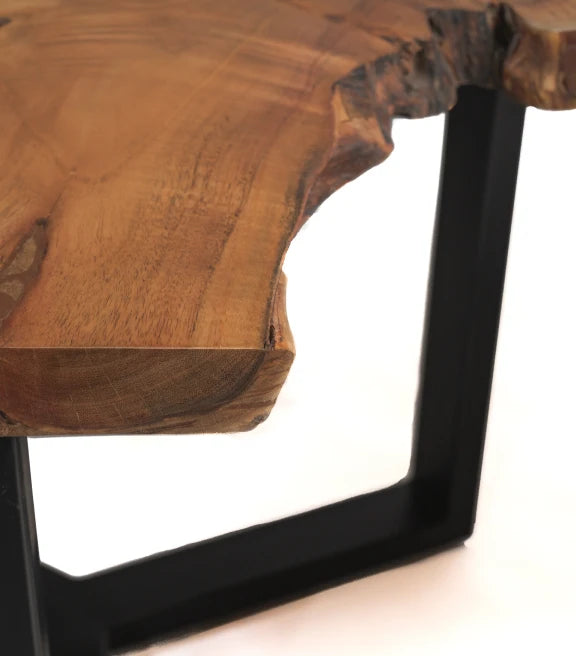 Acacia Wood Nested Trunk Tables – Organic Shape