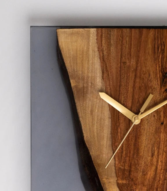 Live Edge Wall Clock