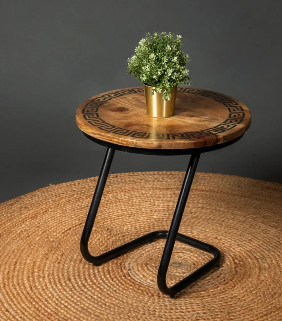 Mango Wood & Epoxy Cube Table – La Vita è Bella